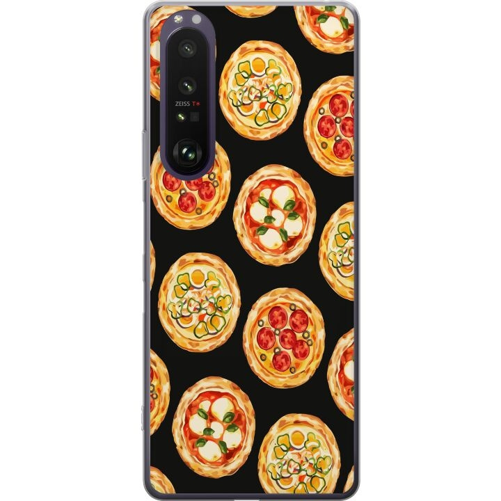 Mobiele hoes voor Sony Xperia 1 III met Pizza ontwerp in de groep SMARTPHONE & TABLETS / Mobielbescherming / Sony bij TP E-commerce Nordic AB (A61212)