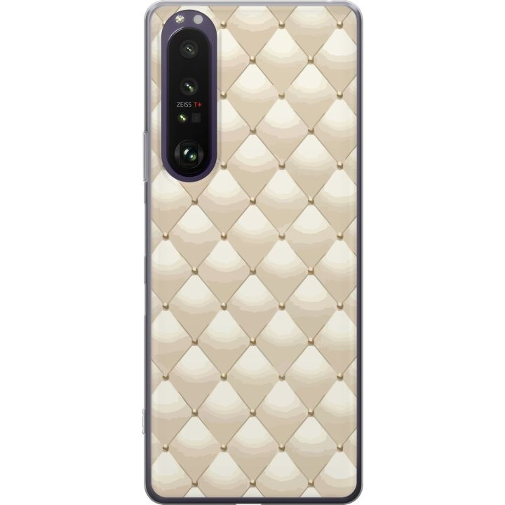 Mobiele hoes voor Sony Xperia 1 III met Goudglans ontwerp in de groep SMARTPHONE & TABLETS / Mobielbescherming / Sony bij TP E-commerce Nordic AB (A61225)