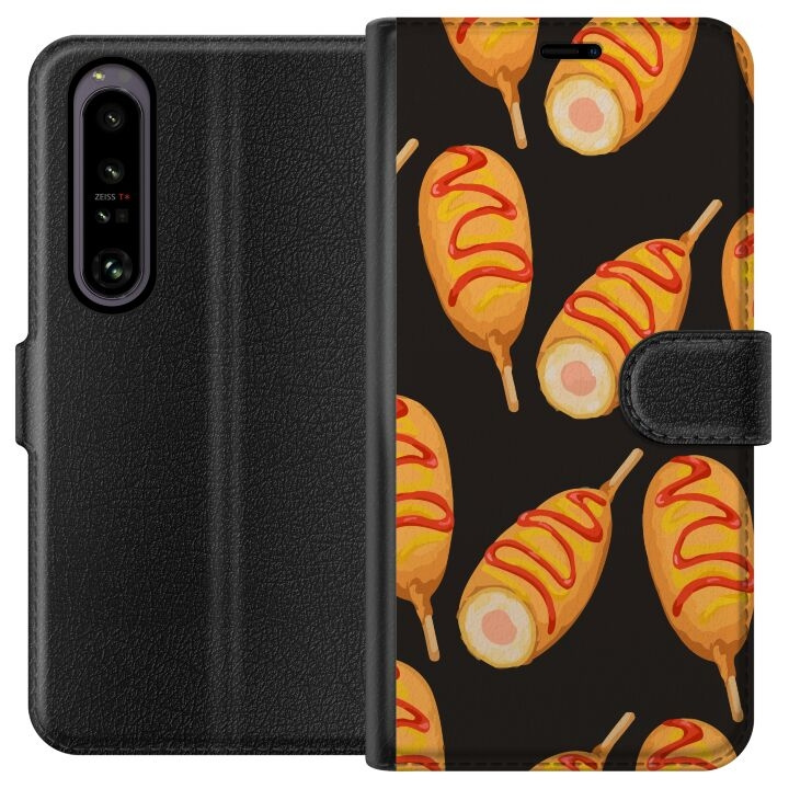 Portemonnee-hoesje voor Sony Xperia 1 IV met Kippenpoot ontwerp in de groep SMARTPHONE & TABLETS / Mobielbescherming / Sony bij TP E-commerce Nordic AB (A61235)