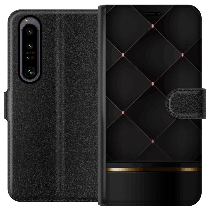 Portemonnee-hoesje voor Sony Xperia 1 IV met Luxe lijn ontwerp in de groep SMARTPHONE & TABLETS / Mobielbescherming / Sony bij TP E-commerce Nordic AB (A61241)