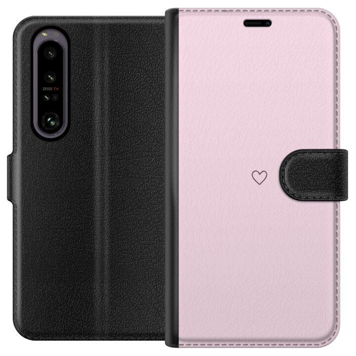 Portemonnee-hoesje voor Sony Xperia 1 IV met Hart ontwerp in de groep SMARTPHONE & TABLETS / Mobielbescherming / Sony bij TP E-commerce Nordic AB (A61245)