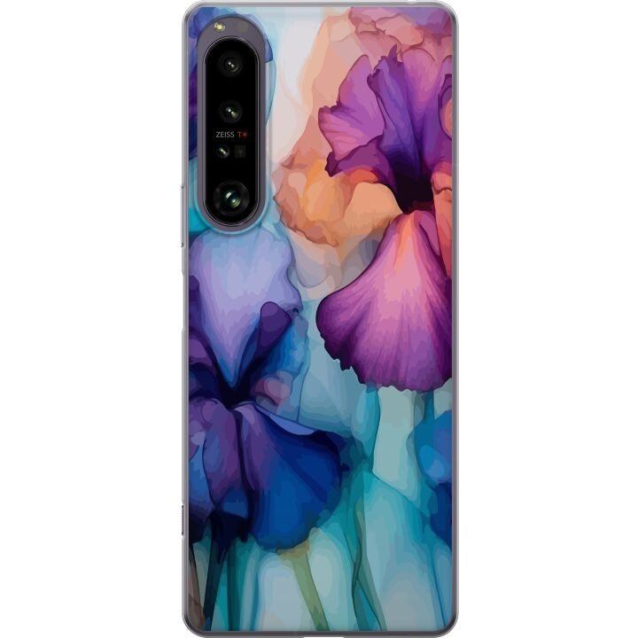 Mobiele hoes voor Sony Xperia 1 IV met Magische bloemen ontwerp in de groep SMARTPHONE & TABLETS / Mobielbescherming / Sony bij TP E-commerce Nordic AB (A61256)