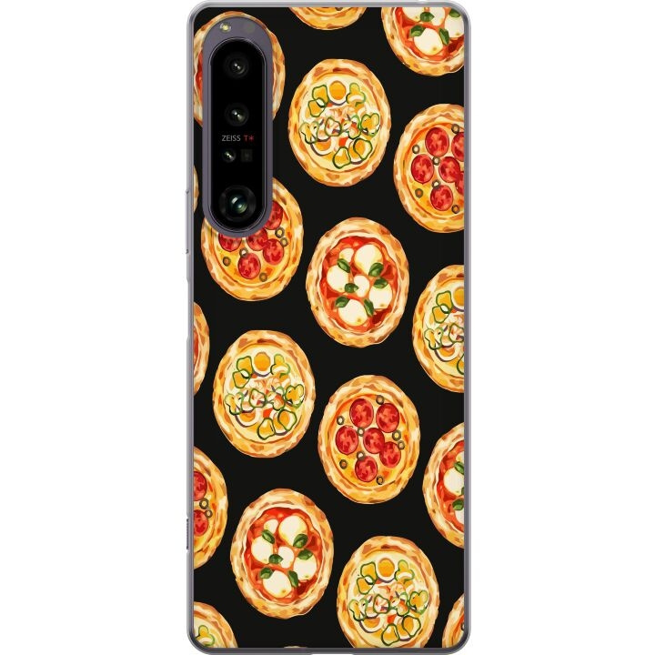 Mobiele hoes voor Sony Xperia 1 IV met Pizza ontwerp in de groep SMARTPHONE & TABLETS / Mobielbescherming / Sony bij TP E-commerce Nordic AB (A61266)