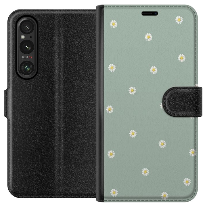 Portemonnee-hoesje voor Sony Xperia 1 V met Priesterkragen ontwerp in de groep SMARTPHONE & TABLETS / Mobielbescherming / Sony bij TP E-commerce Nordic AB (A61284)