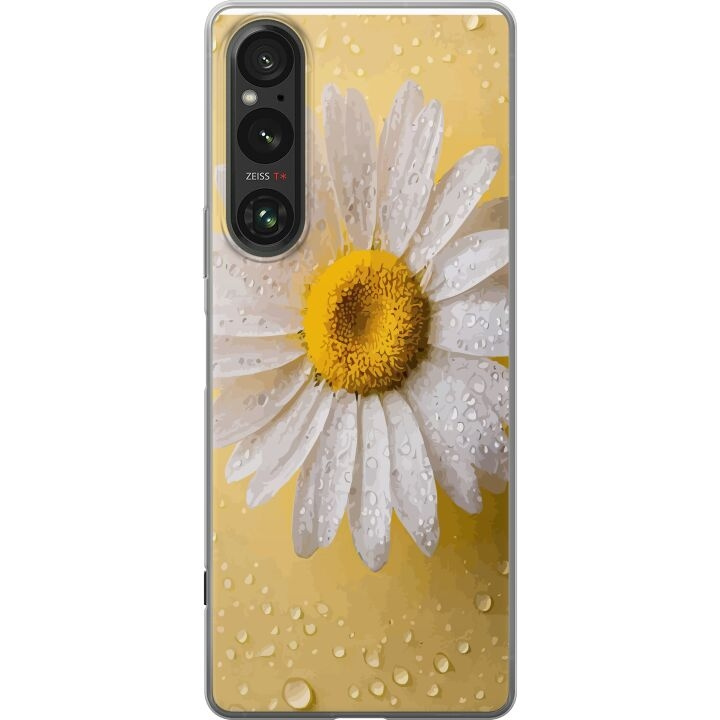 Mobiele hoes voor Sony Xperia 1 V met Porseleinbloem ontwerp in de groep SMARTPHONE & TABLETS / Mobielbescherming / Sony bij TP E-commerce Nordic AB (A61307)