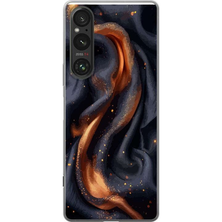 Mobiele hoes voor Sony Xperia 1 V met Vurig zijde ontwerp in de groep SMARTPHONE & TABLETS / Mobielbescherming / Sony bij TP E-commerce Nordic AB (A61308)