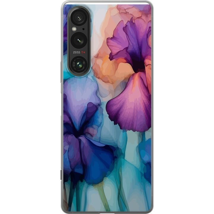 Mobiele hoes voor Sony Xperia 1 V met Magische bloemen ontwerp in de groep SMARTPHONE & TABLETS / Mobielbescherming / Sony bij TP E-commerce Nordic AB (A61310)