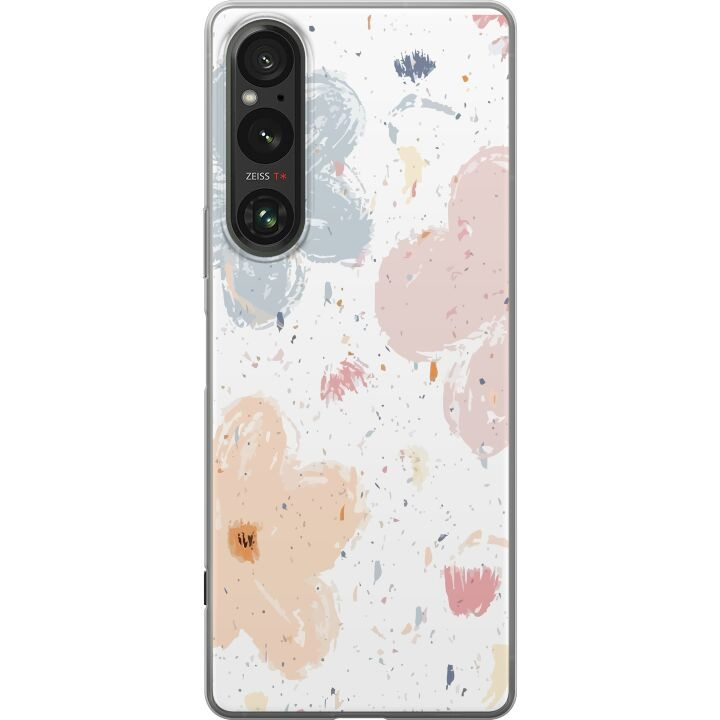 Mobiele hoes voor Sony Xperia 1 V met Bloemen ontwerp in de groep SMARTPHONE & TABLETS / Mobielbescherming / Sony bij TP E-commerce Nordic AB (A61319)