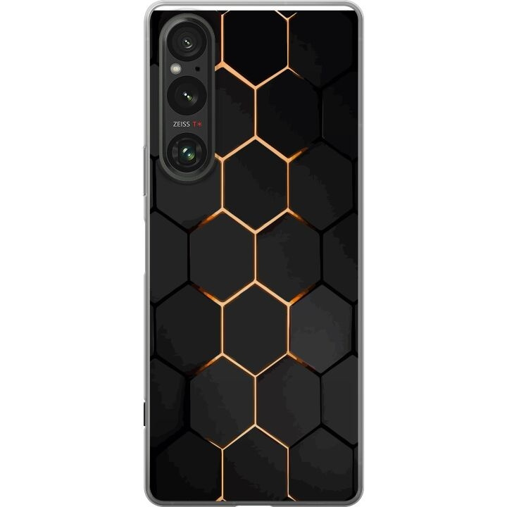 Mobiele hoes voor Sony Xperia 1 V met Luxe Patroon ontwerp in de groep SMARTPHONE & TABLETS / Mobielbescherming / Sony bij TP E-commerce Nordic AB (A61332)