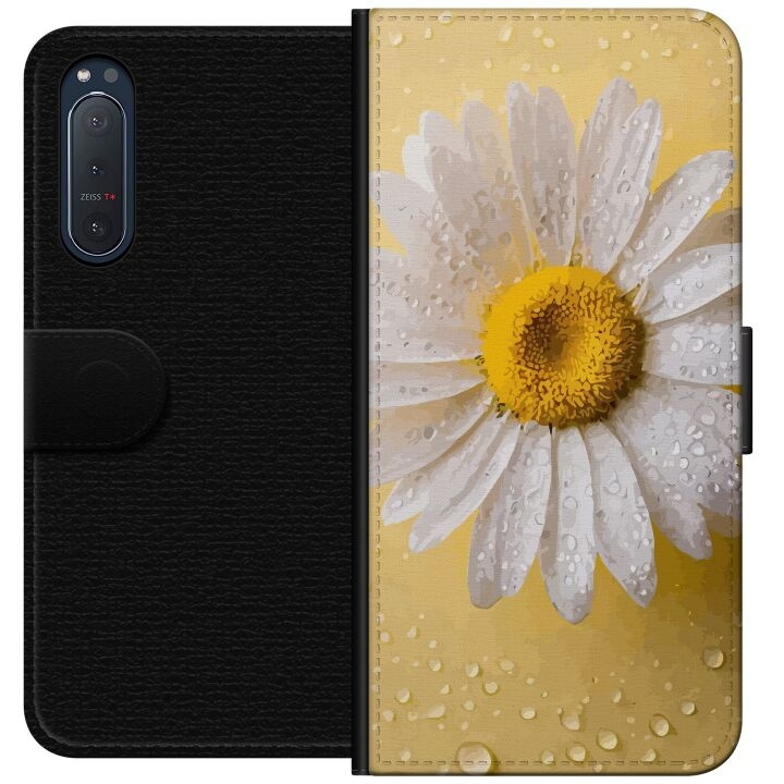 Portemonnee-hoesje voor Sony Xperia 5 II met Porseleinbloem ontwerp in de groep SMARTPHONE & TABLETS / Mobielbescherming / Sony bij TP E-commerce Nordic AB (A61361)