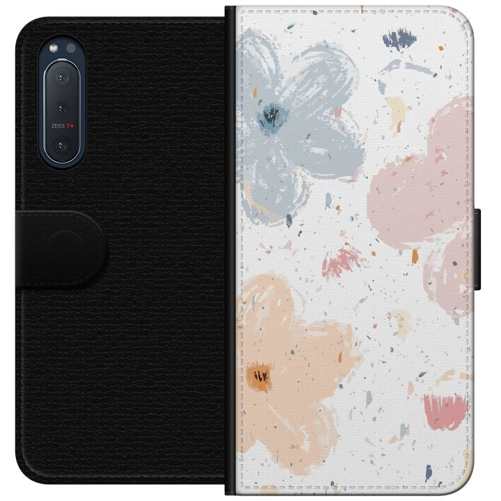 Portemonnee-hoesje voor Sony Xperia 5 II met Bloemen ontwerp in de groep SMARTPHONE & TABLETS / Mobielbescherming / Sony bij TP E-commerce Nordic AB (A61373)