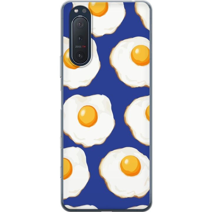 Mobiele hoes voor Sony Xperia 5 II met Gebakken eieren ontwerp in de groep SMARTPHONE & TABLETS / Mobielbescherming / Sony bij TP E-commerce Nordic AB (A61394)