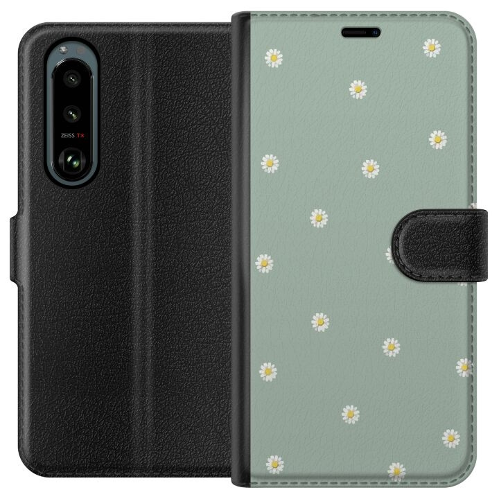 Portemonnee-hoesje voor Sony Xperia 5 III met Priesterkragen ontwerp in de groep SMARTPHONE & TABLETS / Mobielbescherming / Sony bij TP E-commerce Nordic AB (A61419)