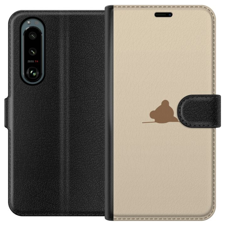 Portemonnee-hoesje voor Sony Xperia 5 III met Nalle ontwerp in de groep SMARTPHONE & TABLETS / Mobielbescherming / Sony bij TP E-commerce Nordic AB (A61435)