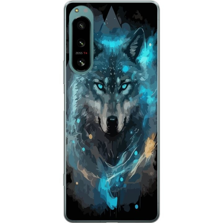 Mobiele hoes voor Sony Xperia 5 IV met Wolf ontwerp in de groep SMARTPHONE & TABLETS / Mobielbescherming / Sony bij TP E-commerce Nordic AB (A61501)