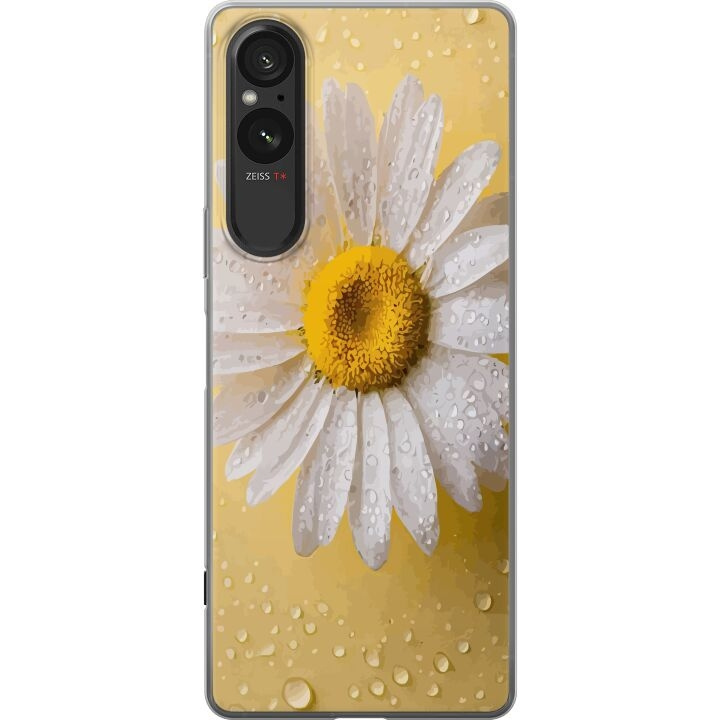 Mobiele hoes voor Sony Xperia 5 V met Porseleinbloem ontwerp in de groep SMARTPHONE & TABLETS / Mobielbescherming / Sony bij TP E-commerce Nordic AB (A61550)