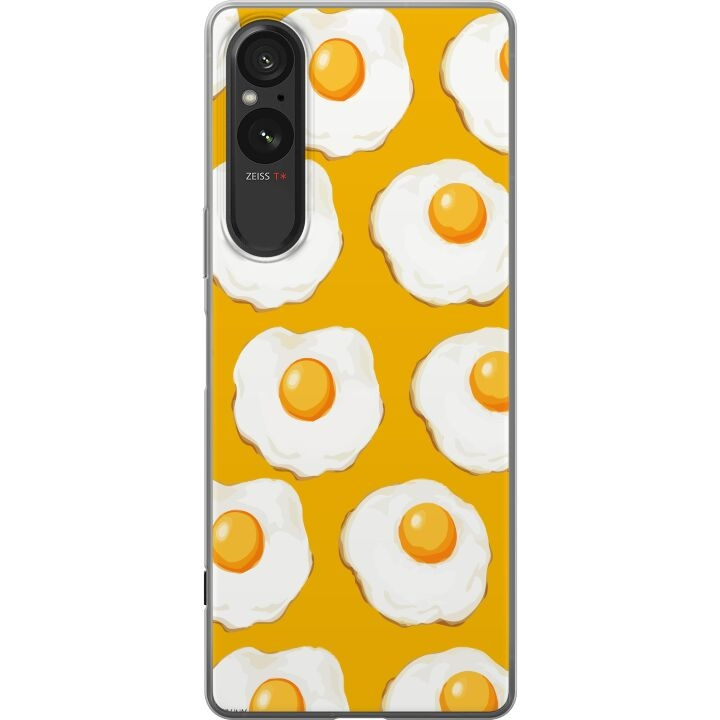 Mobiele hoes voor Sony Xperia 5 V met Gebakken ei ontwerp in de groep SMARTPHONE & TABLETS / Mobielbescherming / Sony bij TP E-commerce Nordic AB (A61552)