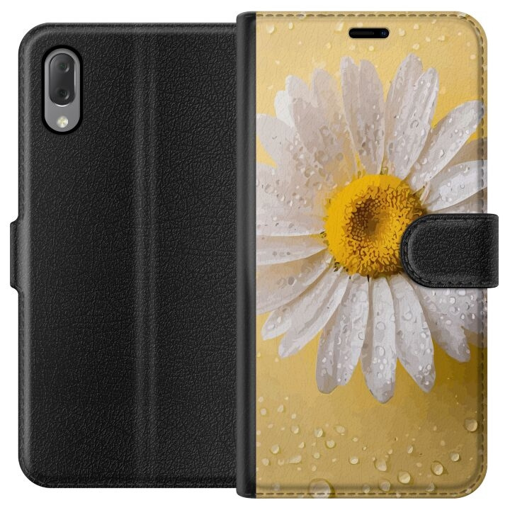 Portemonnee-hoesje voor Sony Xperia L3 met Porseleinbloem ontwerp in de groep SMARTPHONE & TABLETS / Mobielbescherming / Sony bij TP E-commerce Nordic AB (A61604)