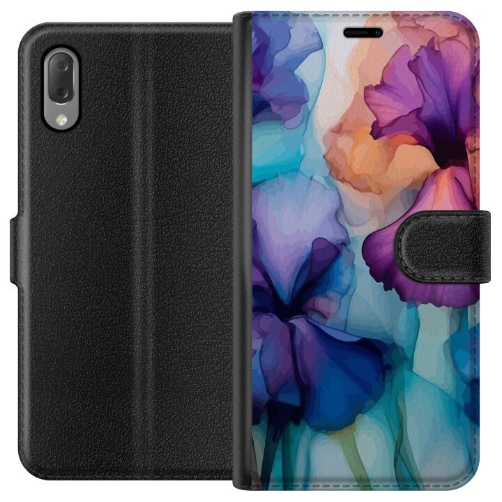 Portemonnee-hoesje voor Sony Xperia L3 met Magische bloemen ontwerp in de groep SMARTPHONE & TABLETS / Mobielbescherming / Sony bij TP E-commerce Nordic AB (A61607)