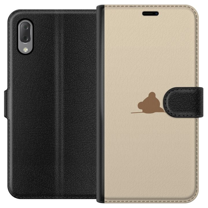 Portemonnee-hoesje voor Sony Xperia L3 met Nalle ontwerp in de groep SMARTPHONE & TABLETS / Mobielbescherming / Sony bij TP E-commerce Nordic AB (A61624)