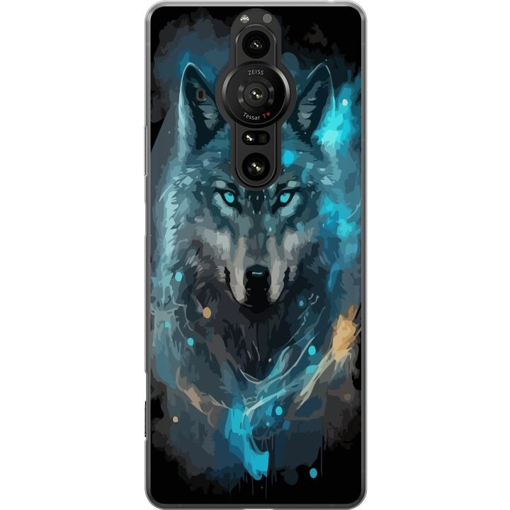 Mobiele hoes voor Sony Xperia Pro-I met Wolf ontwerp in de groep SMARTPHONE & TABLETS / Mobielbescherming / Sony bij TP E-commerce Nordic AB (A61690)