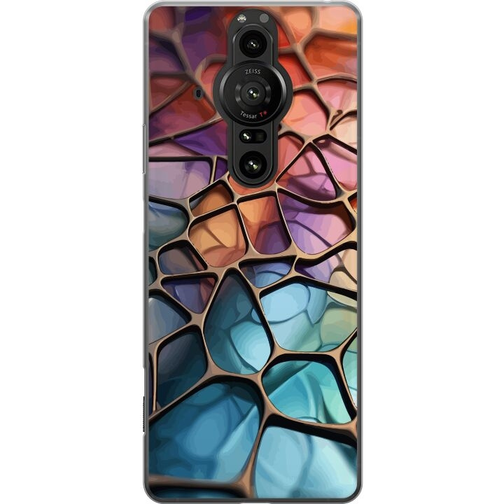 Mobiele hoes voor Sony Xperia Pro-I met Metallic patroon ontwerp in de groep SMARTPHONE & TABLETS / Mobielbescherming / Sony bij TP E-commerce Nordic AB (A61695)