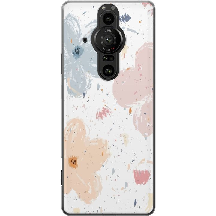 Mobiele hoes voor Sony Xperia Pro-I met Bloemen ontwerp in de groep SMARTPHONE & TABLETS / Mobielbescherming / Sony bij TP E-commerce Nordic AB (A61697)