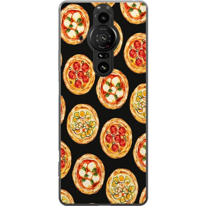 Mobiele hoes voor Sony Xperia Pro-I met Pizza ontwerp in de groep SMARTPHONE & TABLETS / Mobielbescherming / Sony bij TP E-commerce Nordic AB (A61698)