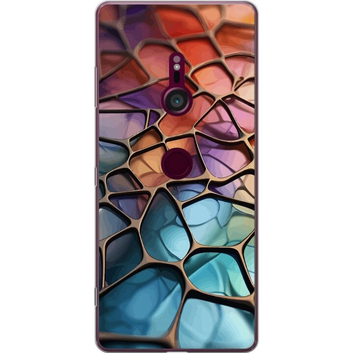 Mobiele hoes voor Sony Xperia XZ3 met Metallic patroon ontwerp in de groep SMARTPHONE & TABLETS / Mobielbescherming / Sony bij TP E-commerce Nordic AB (A61722)