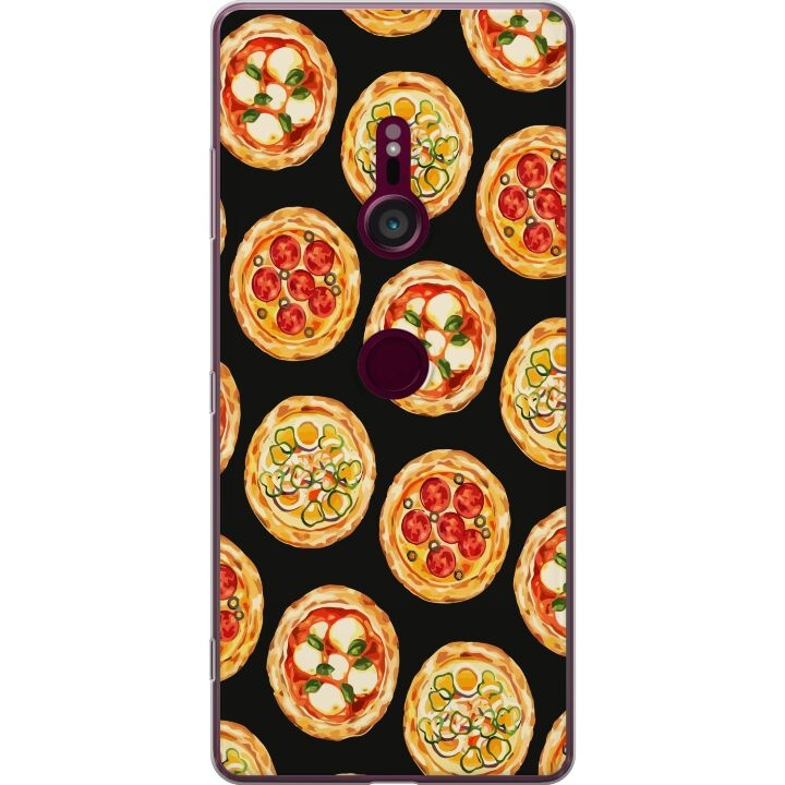 Mobiele hoes voor Sony Xperia XZ3 met Pizza ontwerp in de groep SMARTPHONE & TABLETS / Mobielbescherming / Sony bij TP E-commerce Nordic AB (A61725)