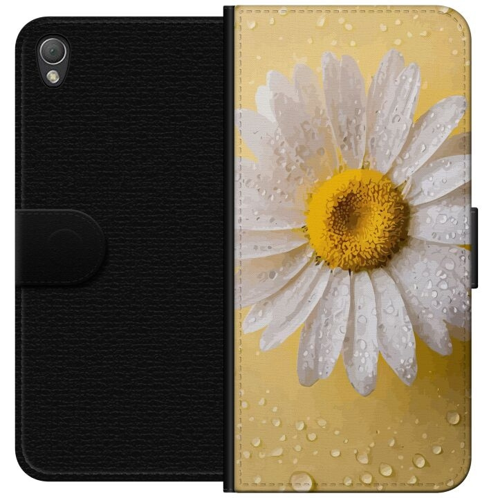 Portemonnee-hoesje voor Sony Xperia Z3 met Porseleinbloem ontwerp in de groep SMARTPHONE & TABLETS / Mobielbescherming / Sony bij TP E-commerce Nordic AB (A61739)