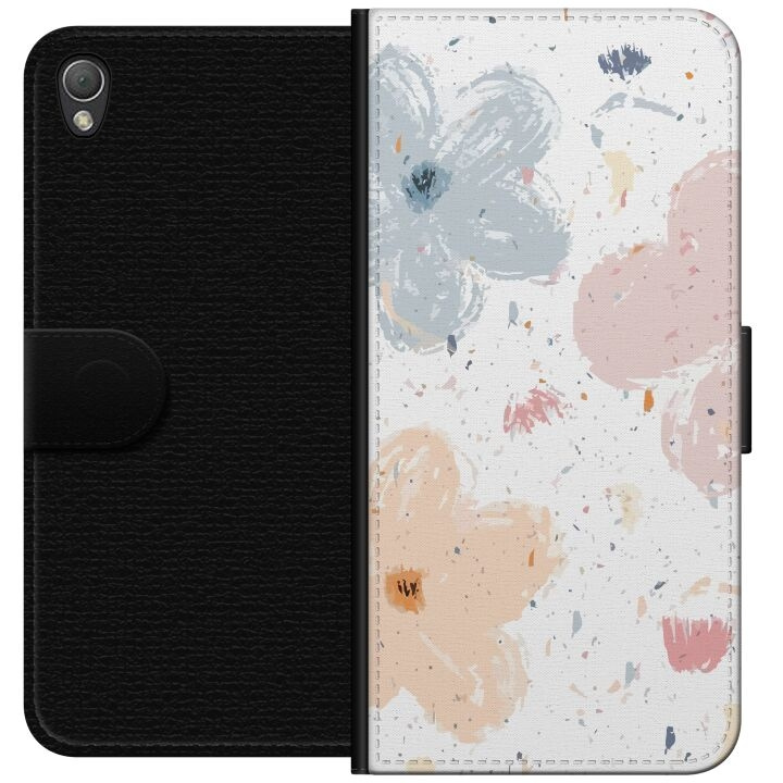 Portemonnee-hoesje voor Sony Xperia Z3 met Bloemen ontwerp in de groep SMARTPHONE & TABLETS / Mobielbescherming / Sony bij TP E-commerce Nordic AB (A61751)