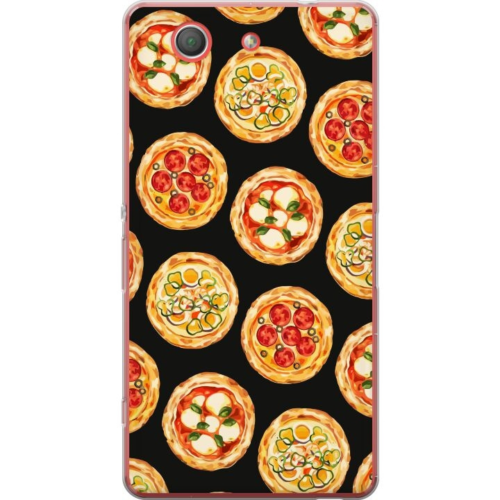 Mobiele hoes voor Sony Xperia Z3 Compact met Pizza ontwerp in de groep SMARTPHONE & TABLETS / Mobielbescherming / Sony bij TP E-commerce Nordic AB (A61779)