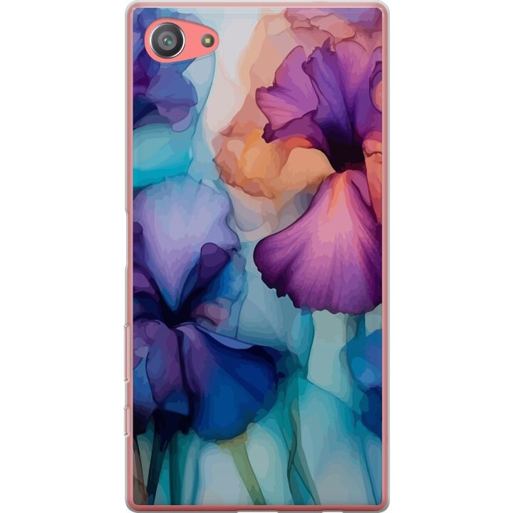 Mobiele hoes voor Sony Xperia Z5 Compact met Magische bloemen ontwerp in de groep SMARTPHONE & TABLETS / Mobielbescherming / Sony bij TP E-commerce Nordic AB (A61796)