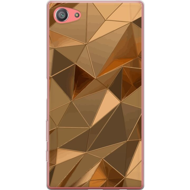 Mobiele hoes voor Sony Xperia Z5 Compact met 3D Goud ontwerp in de groep SMARTPHONE & TABLETS / Mobielbescherming / Sony bij TP E-commerce Nordic AB (A61817)