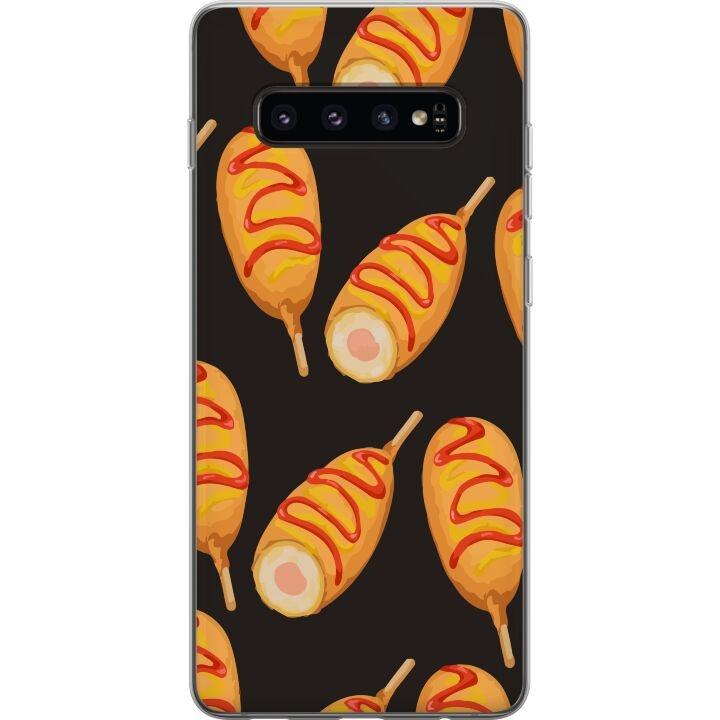 Mobiele hoes voor Samsung Galaxy S10 met Kippenpoot ontwerp in de groep SMARTPHONE & TABLETS / Mobielbescherming / Samsung bij TP E-commerce Nordic AB (A61856)