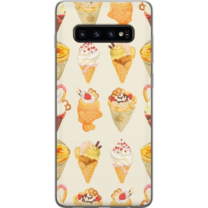 Mobiele hoes voor Samsung Galaxy S10 met Glasachtig ontwerp in de groep SMARTPHONE & TABLETS / Mobielbescherming / Samsung bij TP E-commerce Nordic AB (A61858)