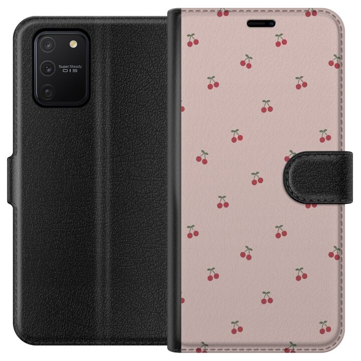 Portemonnee-hoesje voor Samsung Galaxy S10 Lite met Kersen ontwerp in de groep SMARTPHONE & TABLETS / Mobielbescherming / Samsung bij TP E-commerce Nordic AB (A61935)