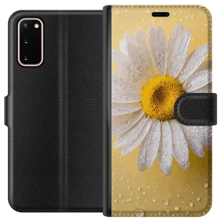 Portemonnee-hoesje voor Samsung Galaxy S20 met Porseleinbloem ontwerp in de groep SMARTPHONE & TABLETS / Mobielbescherming / Samsung bij TP E-commerce Nordic AB (A62036)