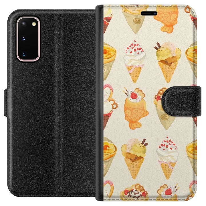 Portemonnee-hoesje voor Samsung Galaxy S20 met Glasachtig ontwerp in de groep SMARTPHONE & TABLETS / Mobielbescherming / Samsung bij TP E-commerce Nordic AB (A62047)