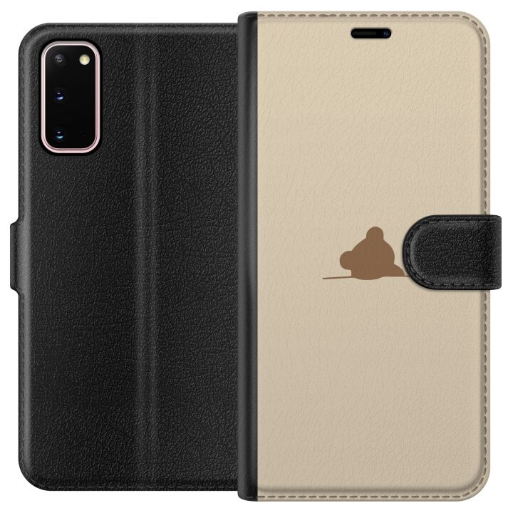 Portemonnee-hoesje voor Samsung Galaxy S20 met Nalle ontwerp in de groep SMARTPHONE & TABLETS / Mobielbescherming / Samsung bij TP E-commerce Nordic AB (A62056)