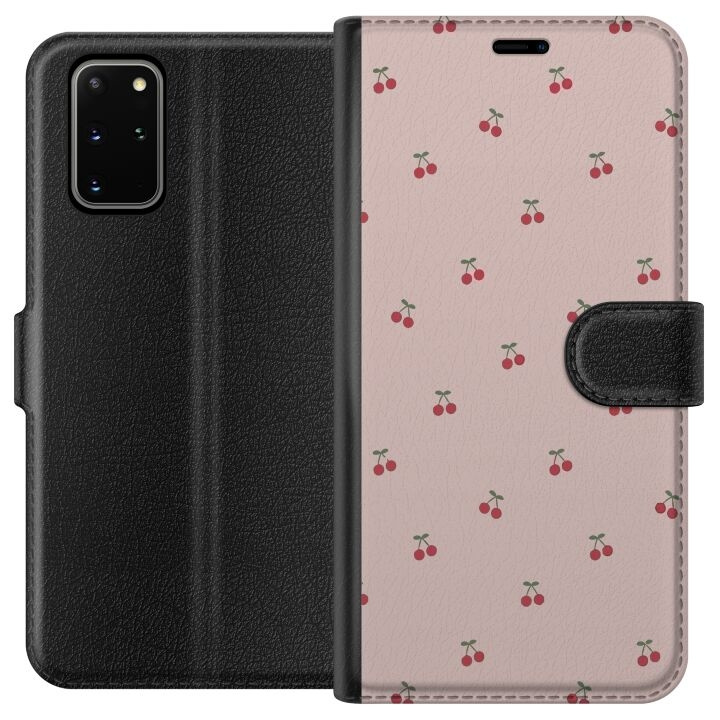 Portemonnee-hoesje voor Samsung Galaxy S20+ met Kersen ontwerp in de groep SMARTPHONE & TABLETS / Mobielbescherming / Samsung bij TP E-commerce Nordic AB (A62151)