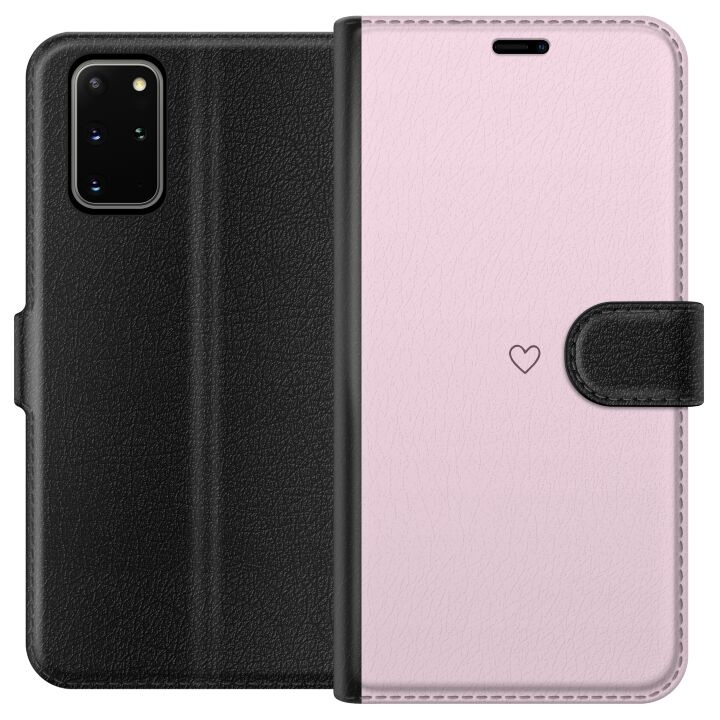 Portemonnee-hoesje voor Samsung Galaxy S20+ met Hart ontwerp in de groep SMARTPHONE & TABLETS / Mobielbescherming / Samsung bij TP E-commerce Nordic AB (A62163)