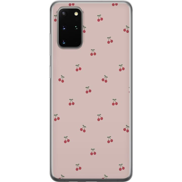 Mobiele hoes voor Samsung Galaxy S20+ met Kersen ontwerp in de groep SMARTPHONE & TABLETS / Mobielbescherming / Samsung bij TP E-commerce Nordic AB (A62178)