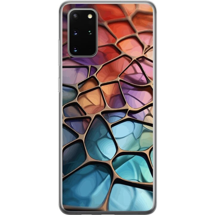 Mobiele hoes voor Samsung Galaxy S20+ met Metallic patroon ontwerp in de groep SMARTPHONE & TABLETS / Mobielbescherming / Samsung bij TP E-commerce Nordic AB (A62181)