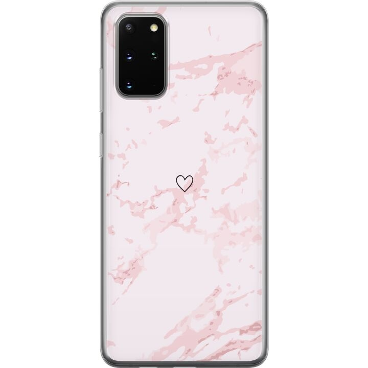 Mobiele hoes voor Samsung Galaxy S20+ met Roze Hart ontwerp in de groep SMARTPHONE & TABLETS / Mobielbescherming / Samsung bij TP E-commerce Nordic AB (A62194)