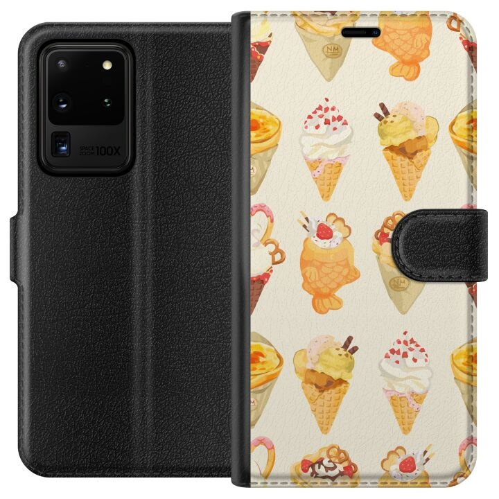 Portemonnee-hoesje voor Samsung Galaxy S20 Ultra met Glasachtig ontwerp in de groep SMARTPHONE & TABLETS / Mobielbescherming / Samsung bij TP E-commerce Nordic AB (A62209)