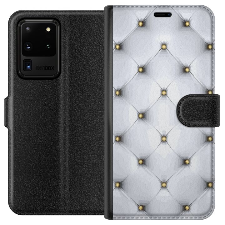 Portemonnee-hoesje voor Samsung Galaxy S20 Ultra met Luxe ontwerp in de groep SMARTPHONE & TABLETS / Mobielbescherming / Samsung bij TP E-commerce Nordic AB (A62212)