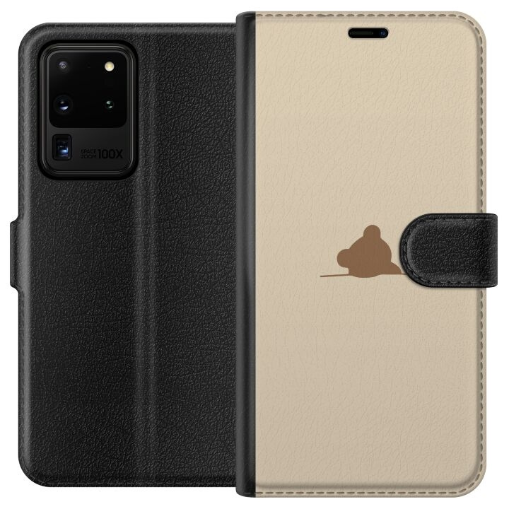 Portemonnee-hoesje voor Samsung Galaxy S20 Ultra met Nalle ontwerp in de groep SMARTPHONE & TABLETS / Mobielbescherming / Samsung bij TP E-commerce Nordic AB (A62218)