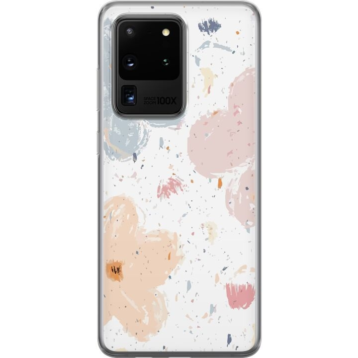 Mobiele hoes voor Samsung Galaxy S20 Ultra met Bloemen ontwerp in de groep SMARTPHONE & TABLETS / Mobielbescherming / Samsung bij TP E-commerce Nordic AB (A62237)